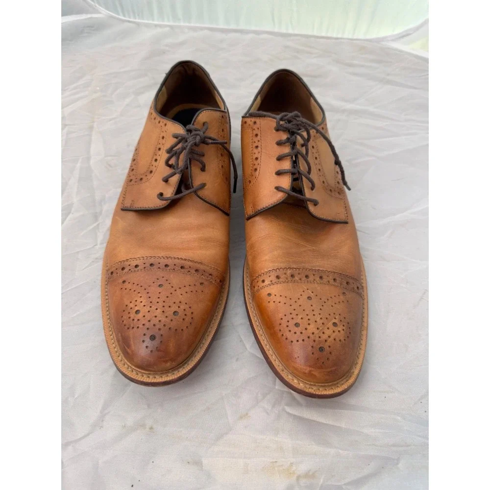 Mivano Italia Men's Size 12 Wingtip Oxford Lace up Dress shoe wingtip